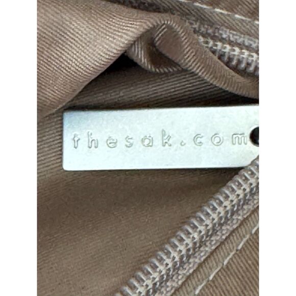 The Sak Crochet Shoulder Bag Purse Computer Tote - Picture 5 of 9